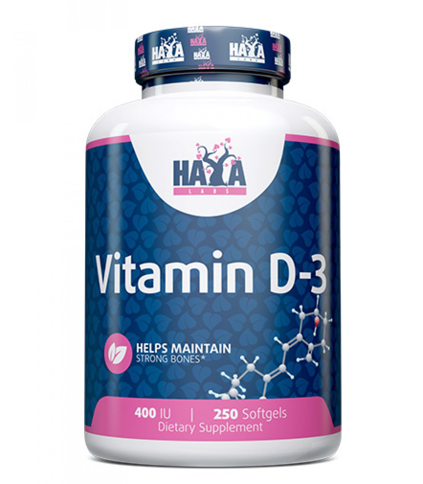 HAYA LABS Vitamin D3 / 400 IU / 250 Softgels